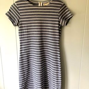XS Sail to Sable striped elevated casual summer dress.